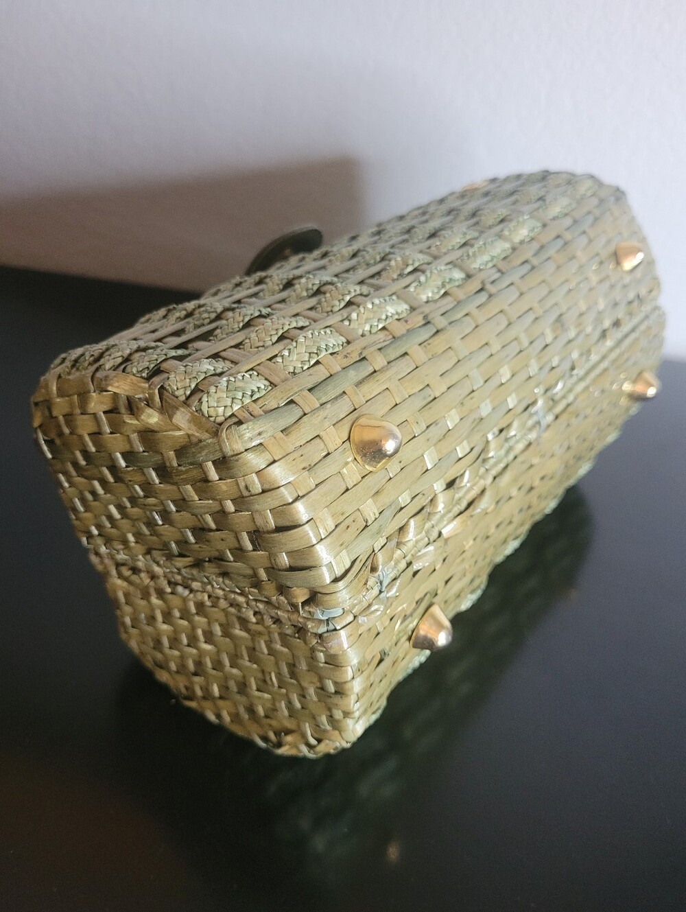Vintage  Bally   Woven Straw bag - Picture 8 of 12